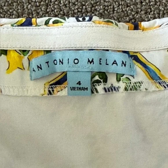 Antonio Melani Top Kira Off the Shoulder Peplum Pencil Skirt Set Size 2/4 Chic - Picture 4 of 15